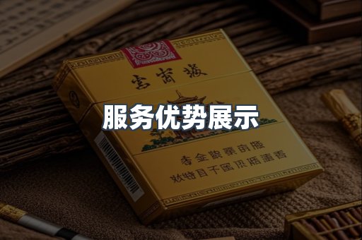 服务优势展示